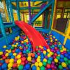 Under 3 slide and ball pit